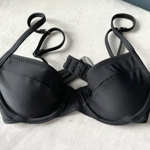 Old Navy Black Push Up Bikini Top - Picture 1 of 3